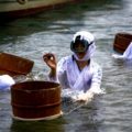 呼吸筋が鍛えられる水圧がかかる中での全身運動